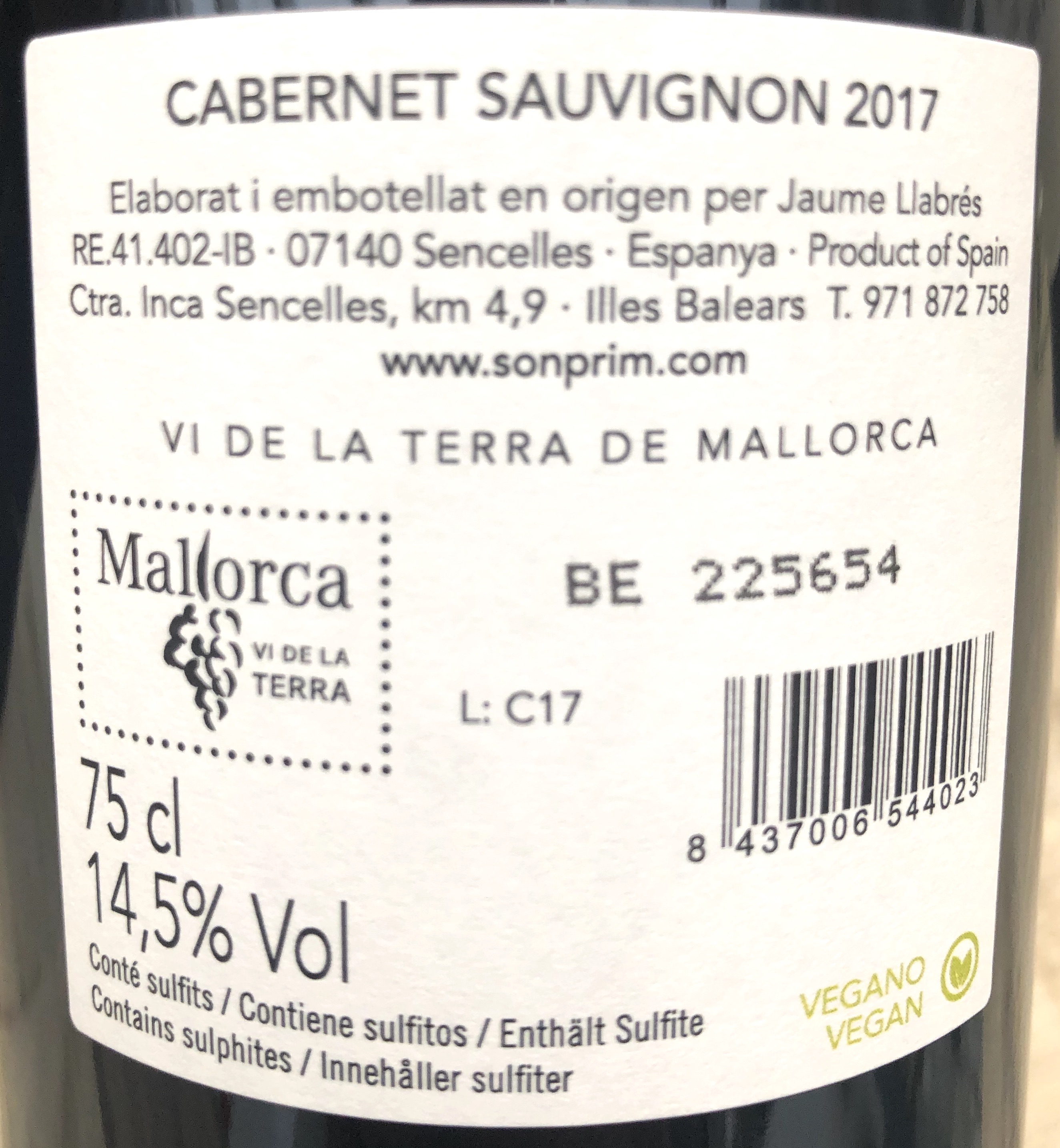 Cabernet Sauvignon 2017